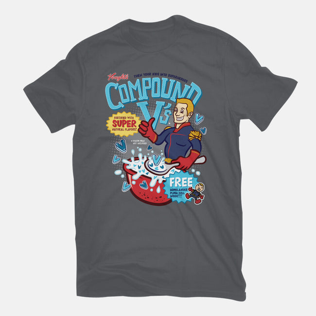 Compound Vs Cereal-Womens-Fitted-Tee-hbdesign