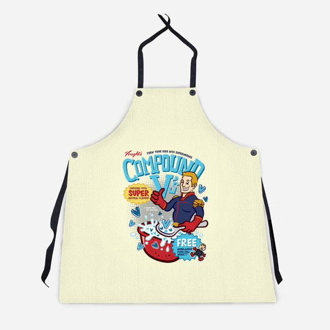 Compound Vs Cereal-Unisex-Kitchen-Apron-hbdesign