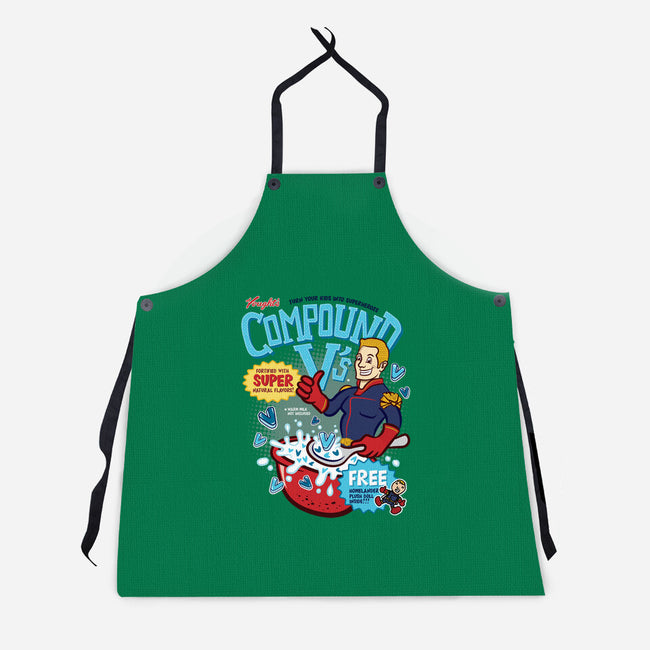 Compound Vs Cereal-Unisex-Kitchen-Apron-hbdesign