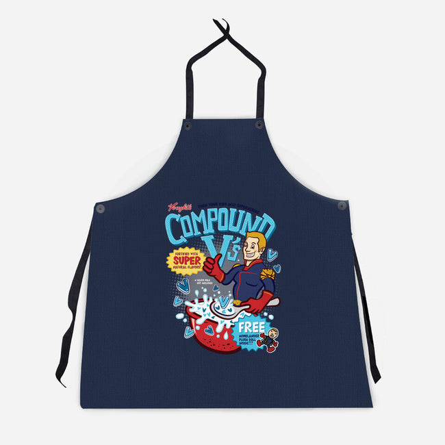 Compound Vs Cereal-Unisex-Kitchen-Apron-hbdesign