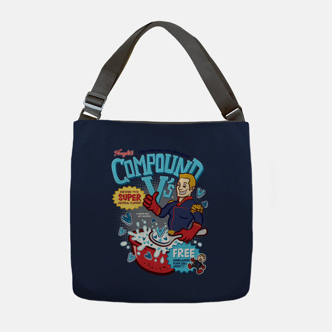 Compound Vs Cereal-None-Adjustable Tote-Bag-hbdesign