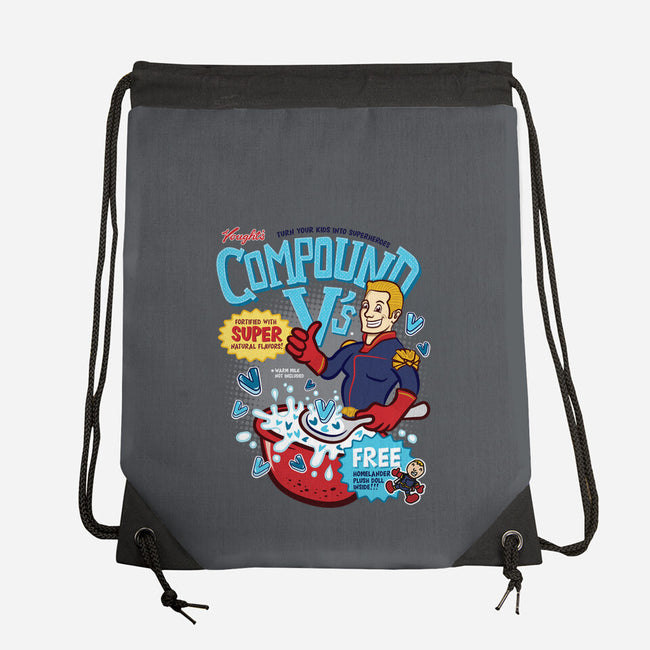 Compound Vs Cereal-None-Drawstring-Bag-hbdesign