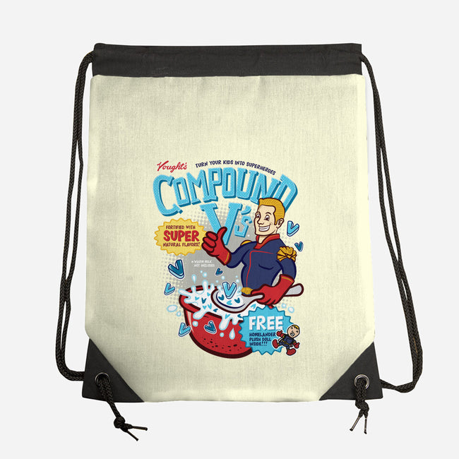 Compound Vs Cereal-None-Drawstring-Bag-hbdesign
