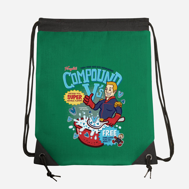 Compound Vs Cereal-None-Drawstring-Bag-hbdesign