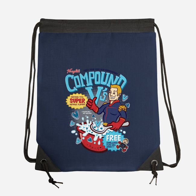 Compound Vs Cereal-None-Drawstring-Bag-hbdesign