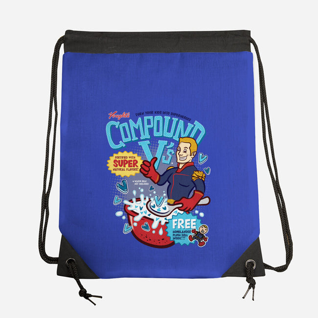 Compound Vs Cereal-None-Drawstring-Bag-hbdesign