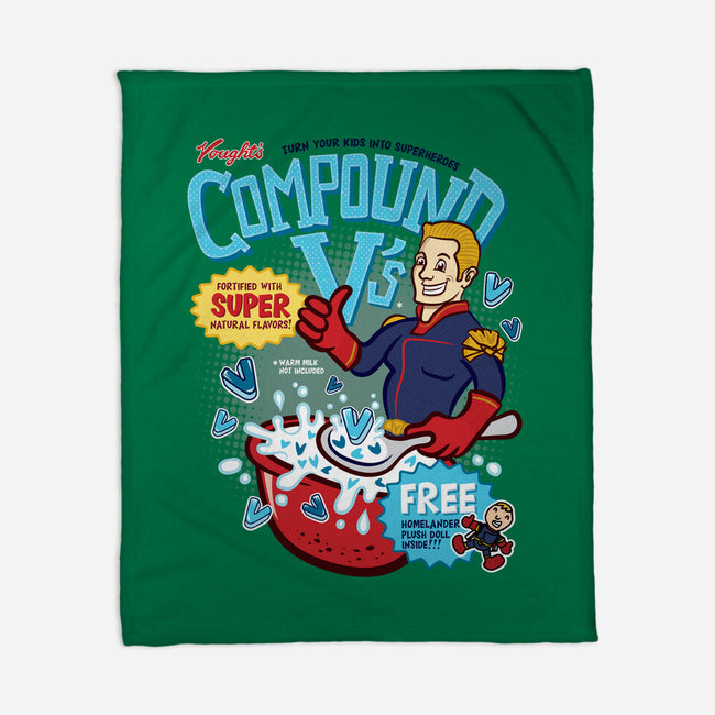 Compound Vs Cereal-None-Fleece-Blanket-hbdesign
