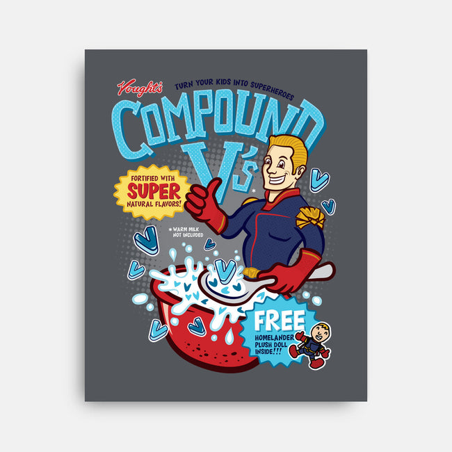 Compound Vs Cereal-None-Stretched-Canvas-hbdesign