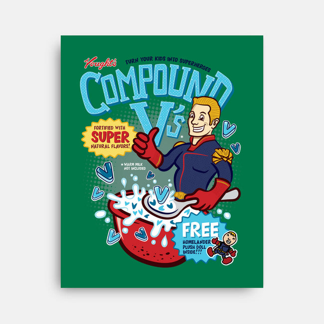 Compound Vs Cereal-None-Stretched-Canvas-hbdesign