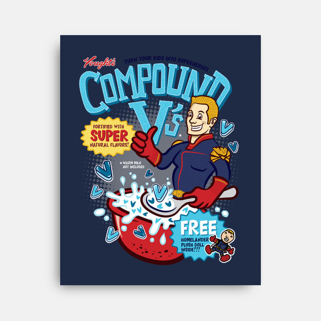 Compound Vs Cereal-None-Stretched-Canvas-hbdesign