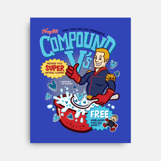 Compound Vs Cereal-None-Stretched-Canvas-hbdesign