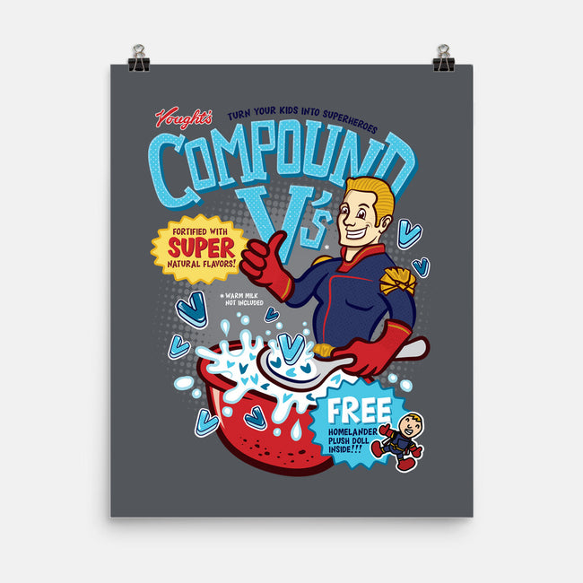 Compound Vs Cereal-None-Matte-Poster-hbdesign