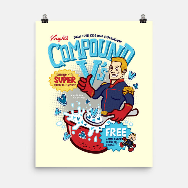 Compound Vs Cereal-None-Matte-Poster-hbdesign