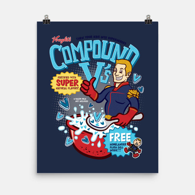 Compound Vs Cereal-None-Matte-Poster-hbdesign