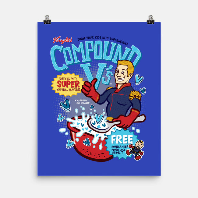 Compound Vs Cereal-None-Matte-Poster-hbdesign