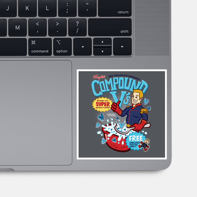 Compound Vs Cereal-None-Glossy-Sticker-hbdesign