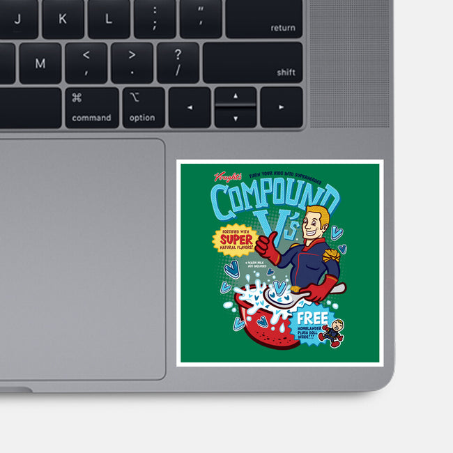 Compound Vs Cereal-None-Glossy-Sticker-hbdesign