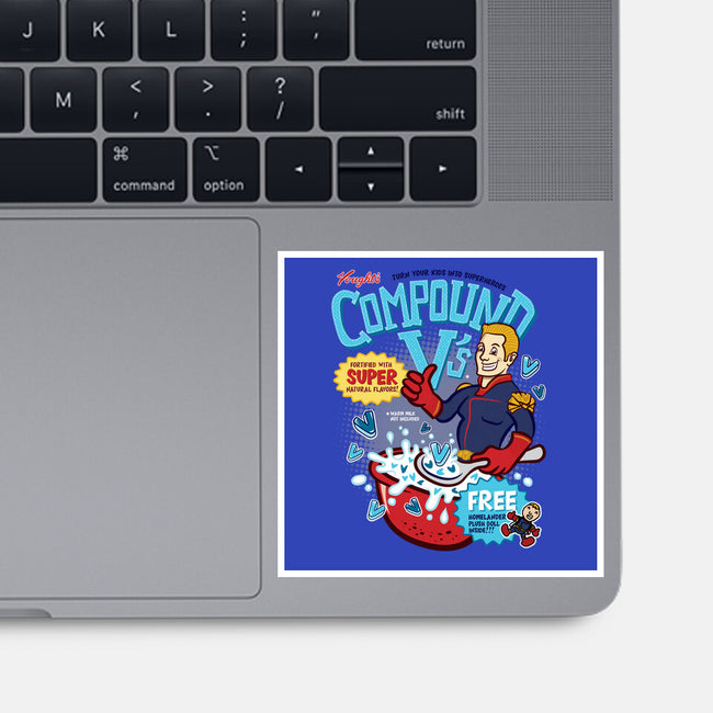 Compound Vs Cereal-None-Glossy-Sticker-hbdesign