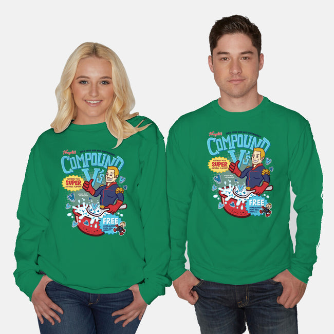 Compound Vs Cereal-Unisex-Crew Neck-Sweatshirt-hbdesign