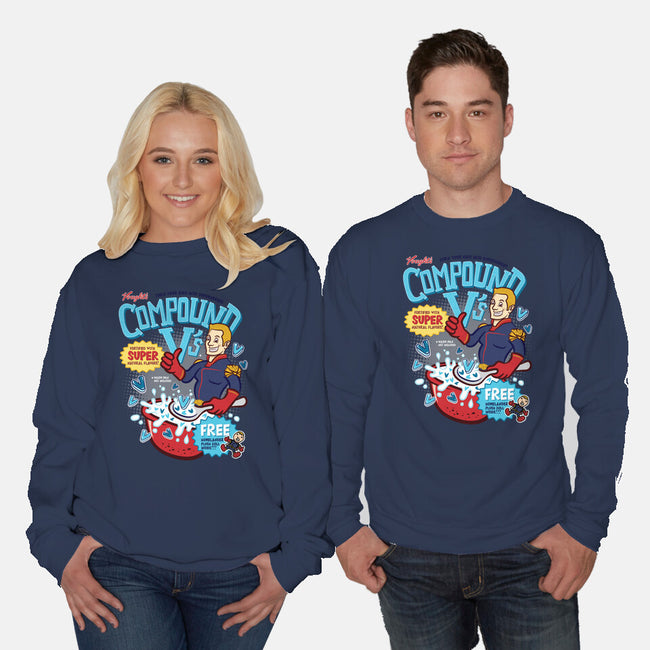 Compound Vs Cereal-Unisex-Crew Neck-Sweatshirt-hbdesign