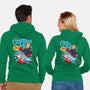 Compound Vs Cereal-Unisex-Zip-Up-Sweatshirt-hbdesign