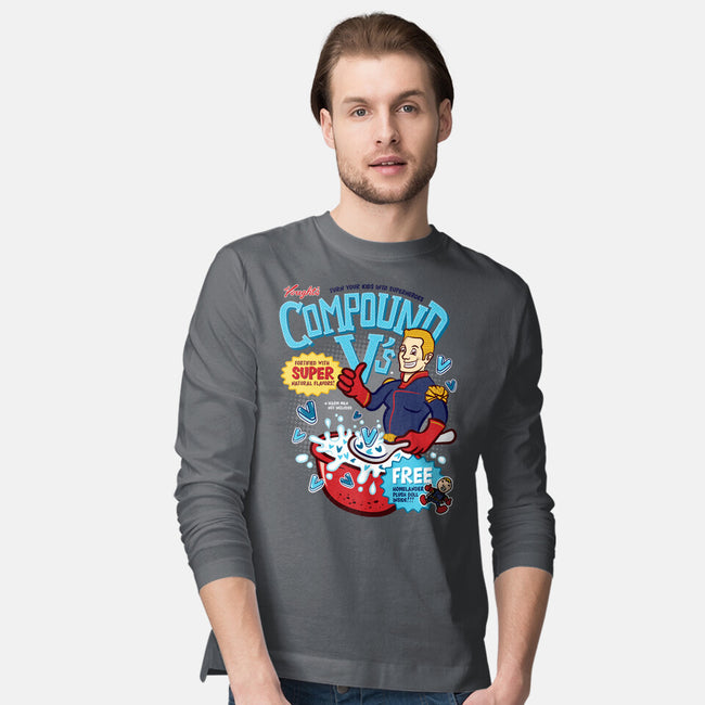 Compound Vs Cereal-Mens-Long Sleeved-Tee-hbdesign