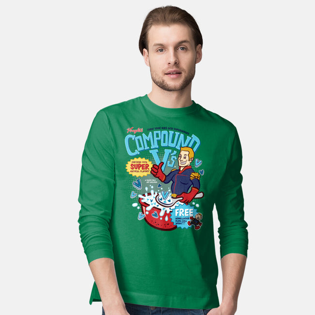 Compound Vs Cereal-Mens-Long Sleeved-Tee-hbdesign
