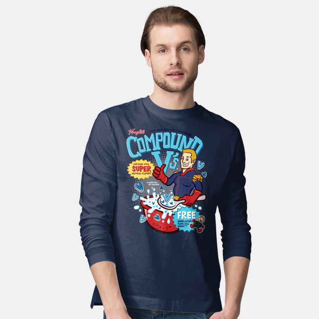 Compound Vs Cereal-Mens-Long Sleeved-Tee-hbdesign