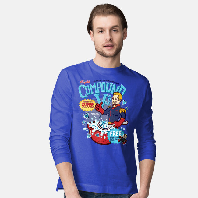 Compound Vs Cereal-Mens-Long Sleeved-Tee-hbdesign
