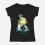 Hat Atelier Witch-Womens-V-Neck-Tee-hypertwenty