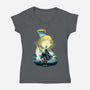 Hat Atelier Witch-Womens-V-Neck-Tee-hypertwenty