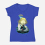 Hat Atelier Witch-Womens-V-Neck-Tee-hypertwenty