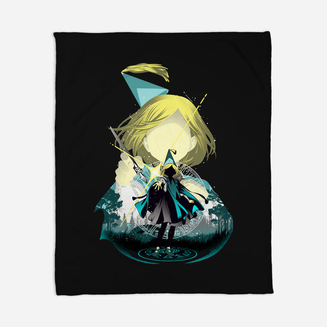 Hat Atelier Witch-None-Fleece-Blanket-hypertwenty