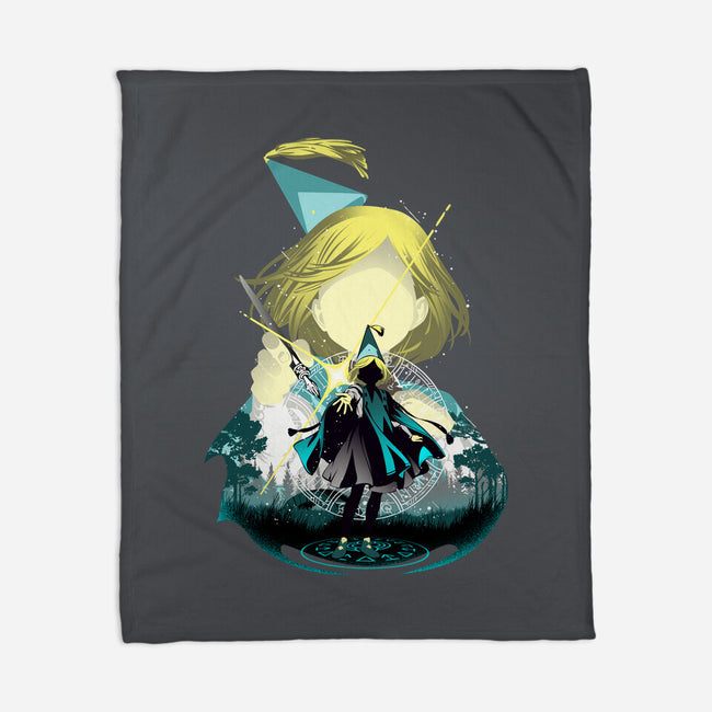 Hat Atelier Witch-None-Fleece-Blanket-hypertwenty