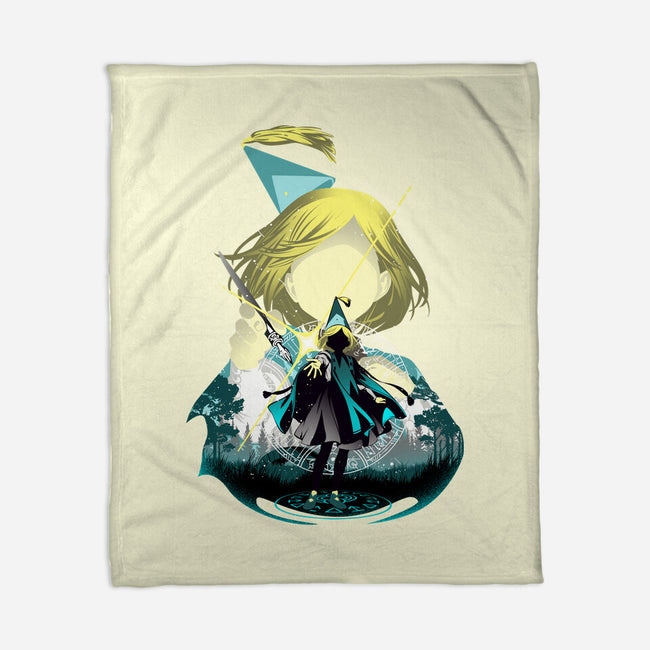 Hat Atelier Witch-None-Fleece-Blanket-hypertwenty