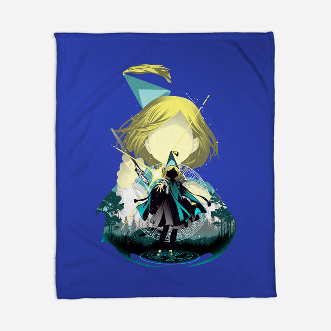 Hat Atelier Witch-None-Fleece-Blanket-hypertwenty