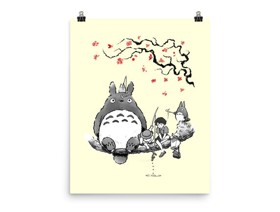 Mystic Forest Friend Sumi-E