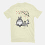 Mystic Forest Friend Sumi-E-Mens-Basic-Tee-Astrobot Invention