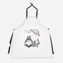Mystic Forest Friend Sumi-E-Unisex-Kitchen-Apron-Astrobot Invention