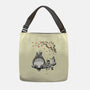 Mystic Forest Friend Sumi-E-None-Adjustable Tote-Bag-Astrobot Invention