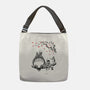Mystic Forest Friend Sumi-E-None-Adjustable Tote-Bag-Astrobot Invention