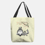 Mystic Forest Friend Sumi-E-None-Basic Tote-Bag-Astrobot Invention