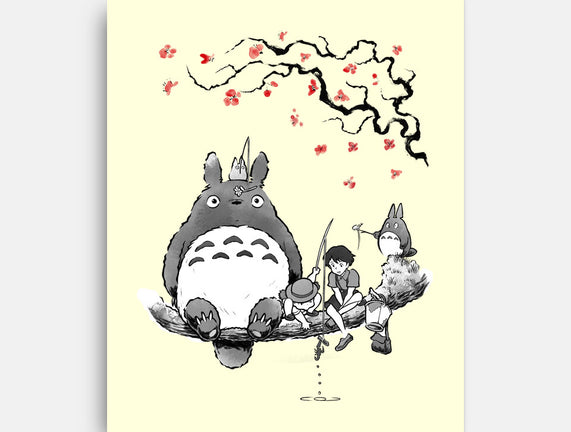 Mystic Forest Friend Sumi-E