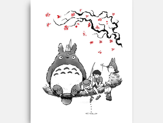 Mystic Forest Friend Sumi-E
