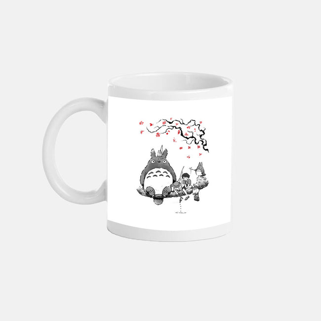 Mystic Forest Friend Sumi-E-None-Mug-Drinkware-Astrobot Invention