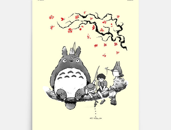 Mystic Forest Friend Sumi-E
