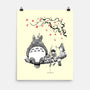 Mystic Forest Friend Sumi-E-None-Matte-Poster-Astrobot Invention