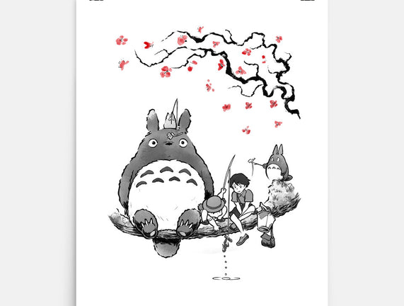Mystic Forest Friend Sumi-E
