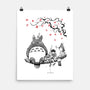 Mystic Forest Friend Sumi-E-None-Matte-Poster-Astrobot Invention