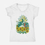 Sunny Day-Womens-V-Neck-Tee-Estudio Horta